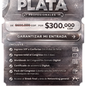 TICKET PLATA III CONGRESO INTERNACIONAL DE ESTÉTICA
